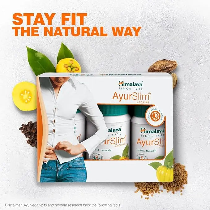 Himalaya Wellness AyurSlim Capsules Weight Management -Pack of 180 Capsules - Mytrendzcart