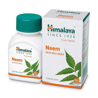 Himalaya Wellness Neem, 60 Tablet | Pure Herbs for Skin Wellness - Mytrendzcart