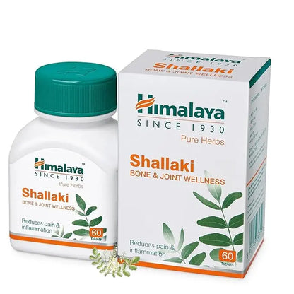 Himalaya Wellness Shallaki Bone & Joint Wellness | Reduces pain and inflammation | Tablets - 60 Count - Mytrendzcart