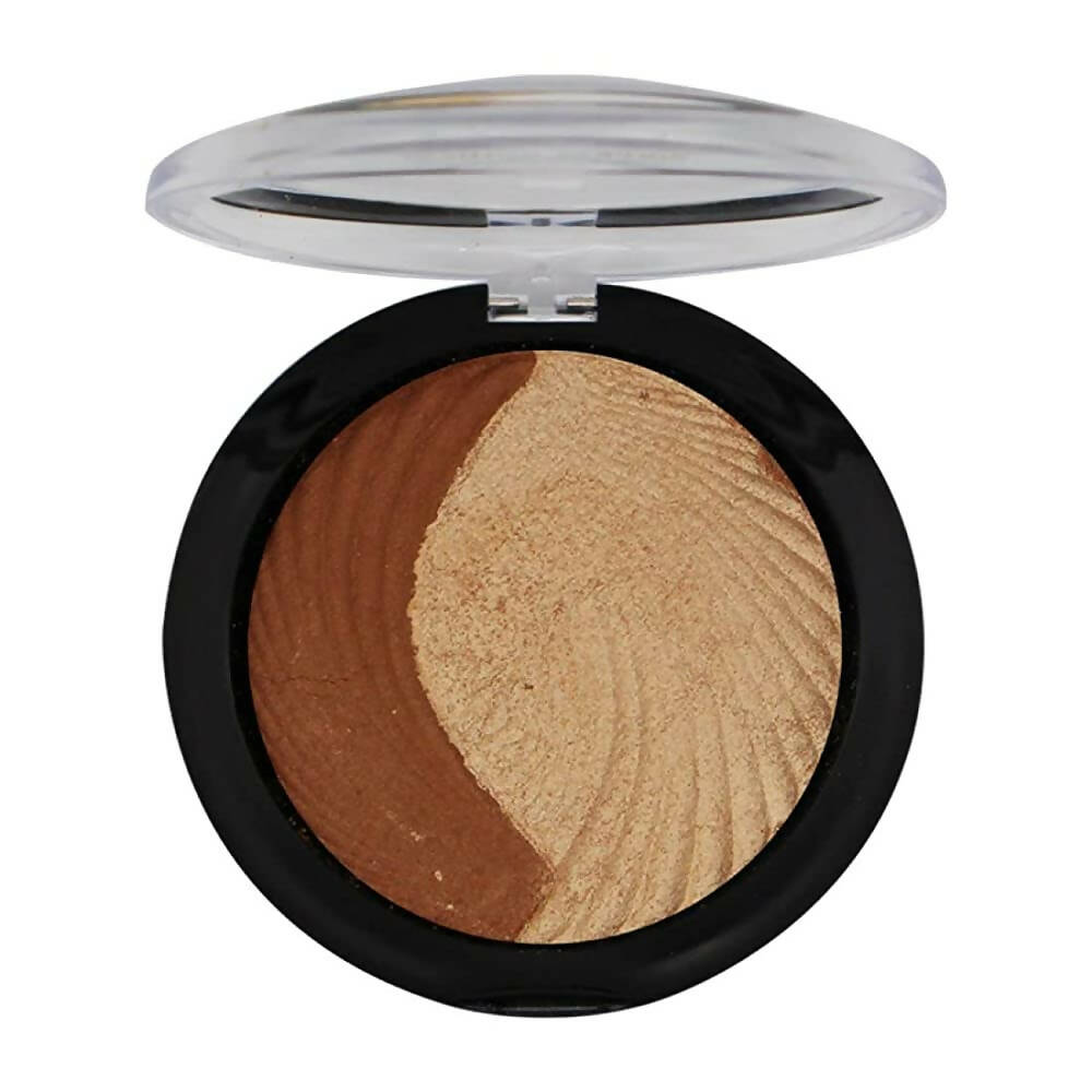 Fashion Colour Dual Face Powder and Blusher-Shade 03 (Dusky Shade) - Mytrendzcart