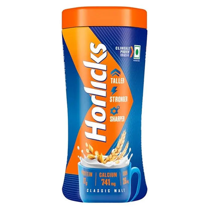 Horlicks Health & Nutrition Drink for Kids, 500g Jar | Classic Malt Flavor | Supports Immunity & Holistic Growth | Health Mix Powder - Mytrendzcart