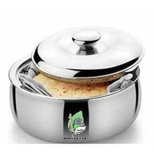 Stainless Steel Chapati Box/Casserole Set/Bread Container /Hot Pot - Mytrendzcart