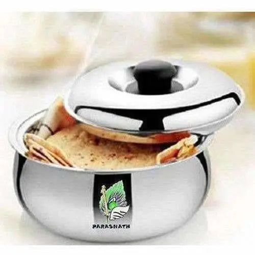 Stainless Steel Chapati Box/Casserole Set/Bread Container /Hot Pot - Mytrendzcart