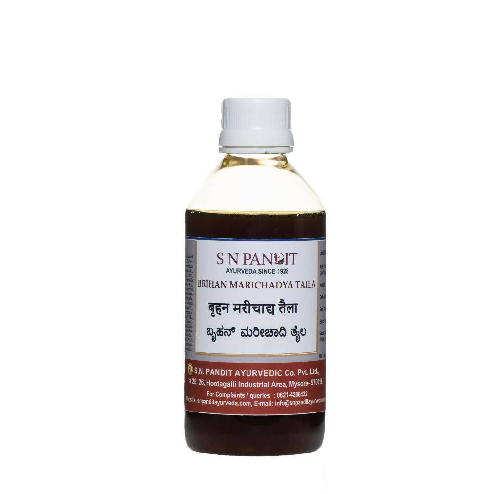 S N Pandit Ayurveda Brihat Marichadi Taila - Mytrendzcart
