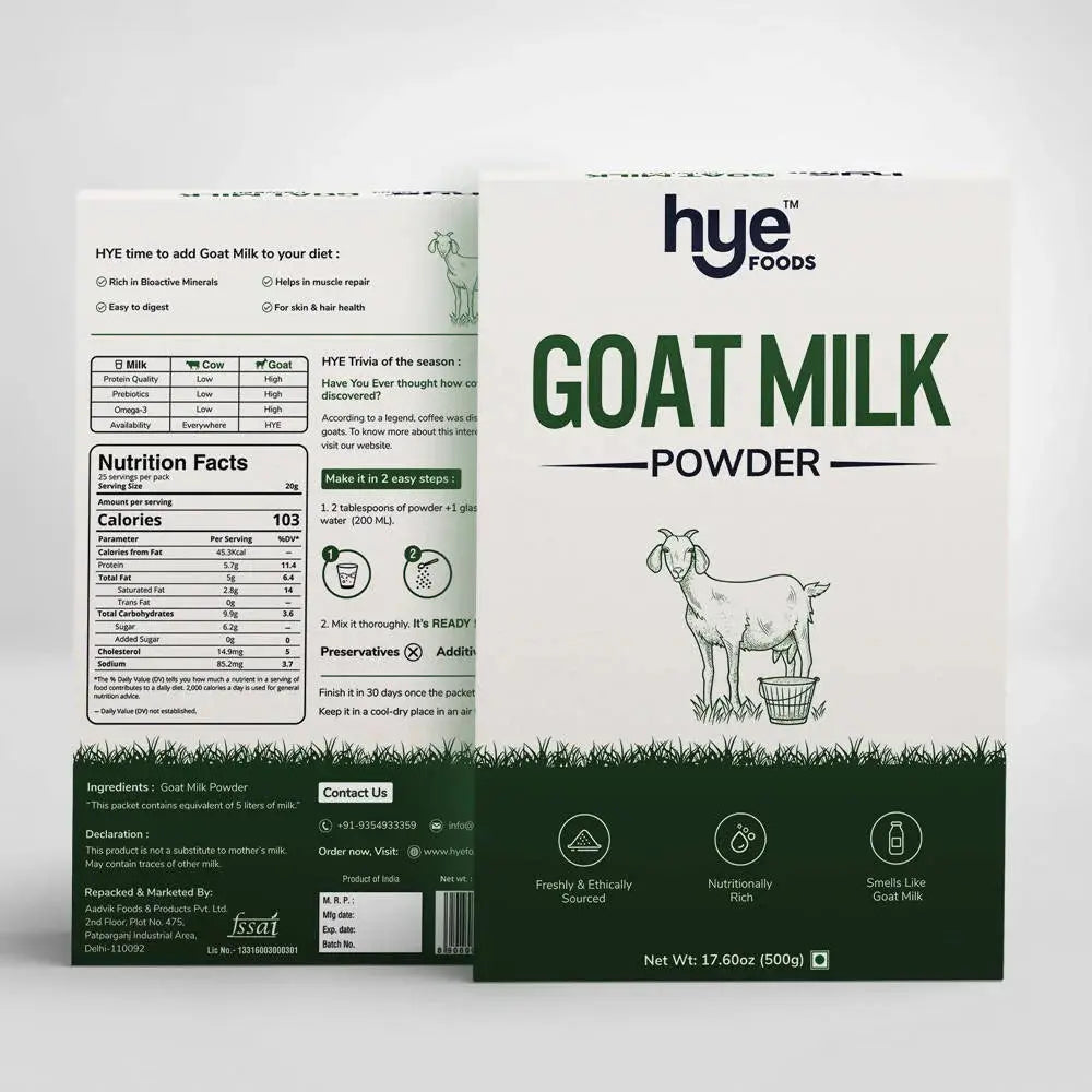 Hye Foods Goat Milk Powder -200 GM - Mytrendzcart