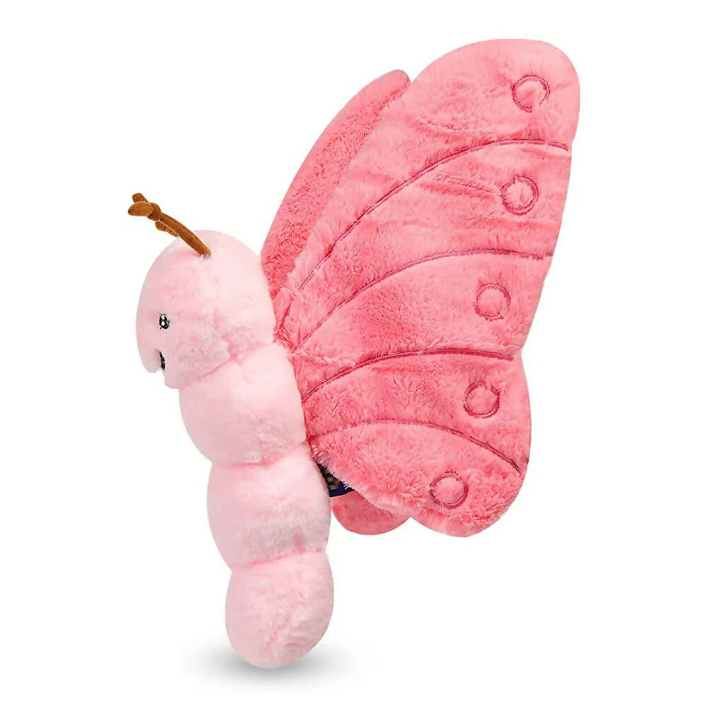 Webby Soft Butterfly Plush Pink Toy for Kids- 40 cm Mytrendzcart