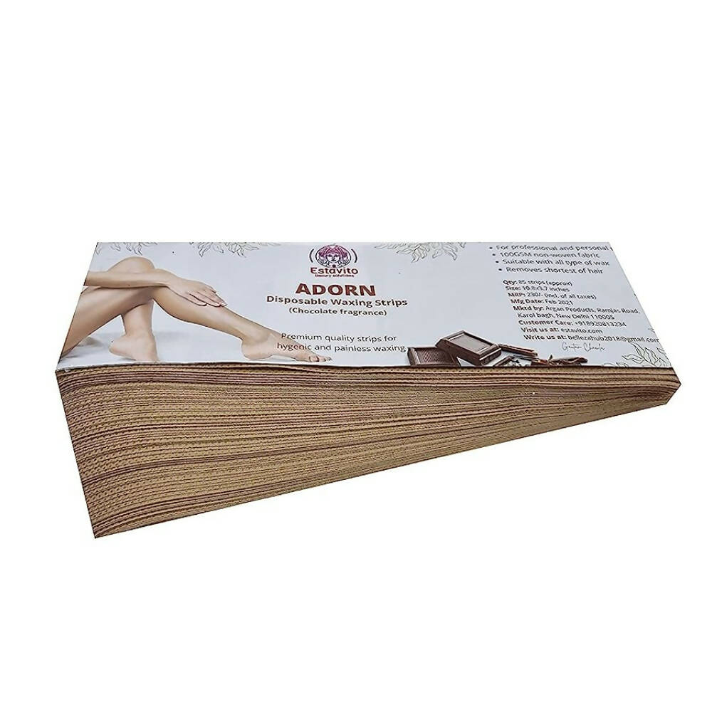 Estavito Adorn Wax Strips Hair Remover-Chocolate Fragranced - Mytrendzcart