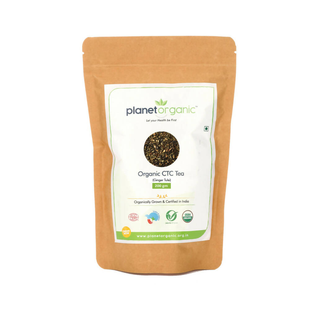 Planet Organic CTC Tea (Ginger Tulsi) - Mytrendzcart