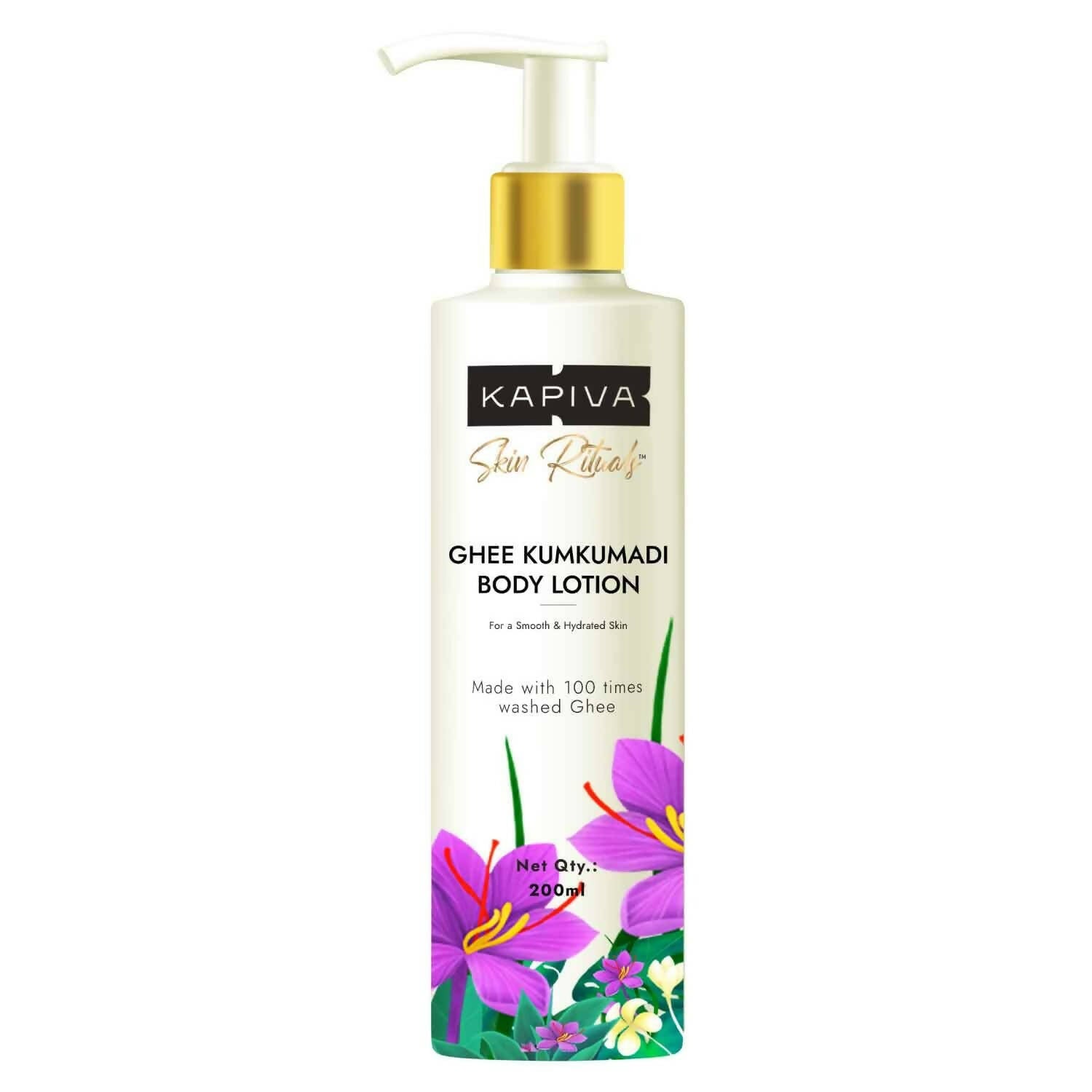 Kapiva Ayurveda Ghee Kumkumadi Body Lotion - Mytrendzcart