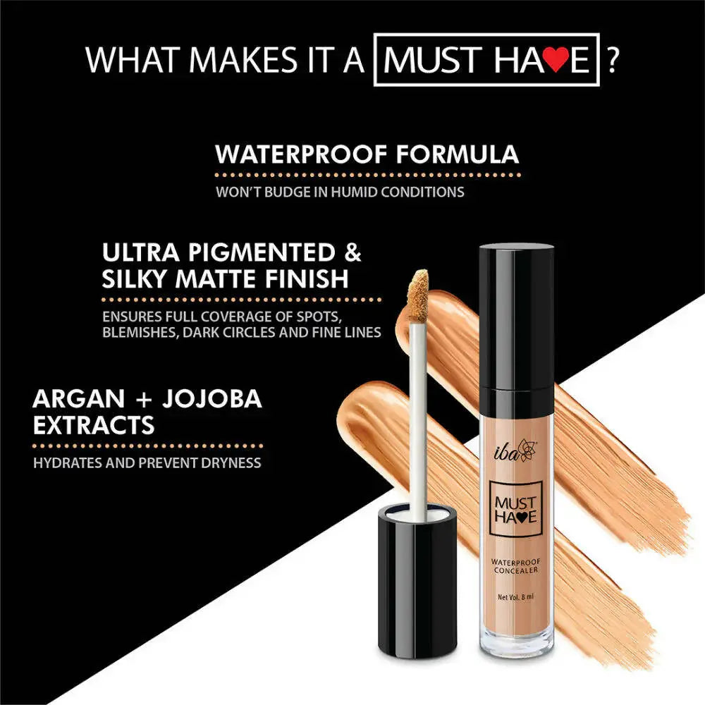 Iba Must Have Waterproof Concealer - Medium -8 ml - Mytrendzcart