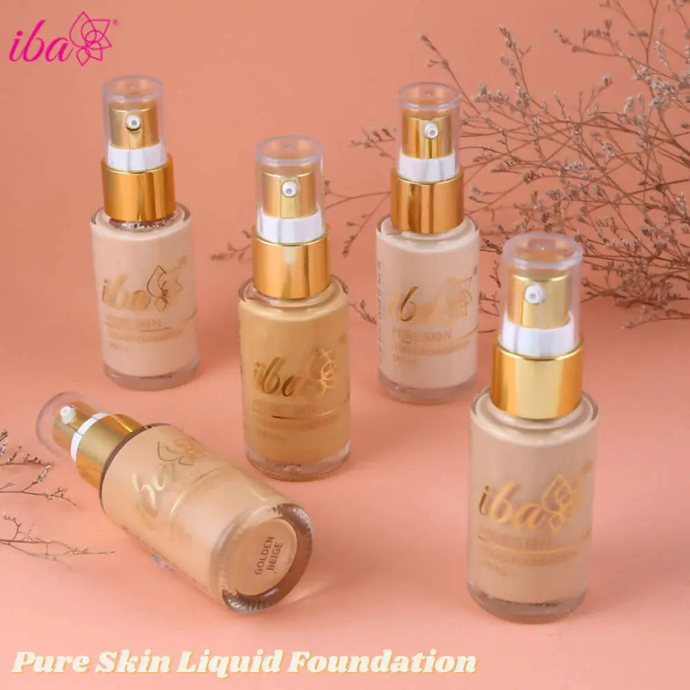 Iba Pure Skin Liquid Foundation SPF 15 - Natural Beige -30 ml - Mytrendzcart