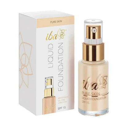 Iba Pure Skin Liquid Foundation SPF 15 - Snow White -30 ml - Mytrendzcart