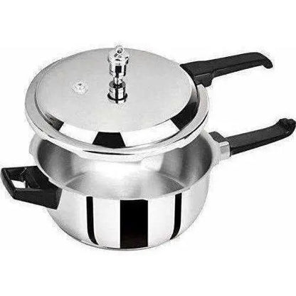 Induction Base Stainless Steel Pressure Cooker -2 L - Mytrendzcart