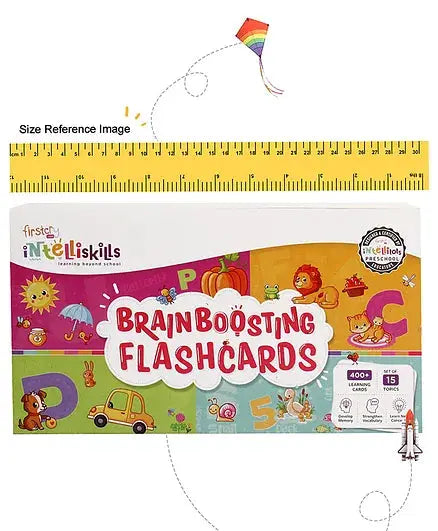 Intelliskills 400 Plus Brain Boosting Flashcards - 15 Set - Mytrendzcart