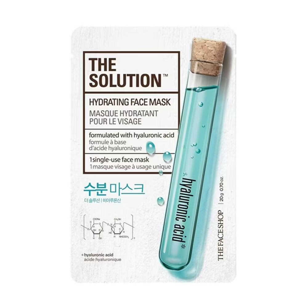 The Face Shop The Solution Hydrating Face Mask - Korean Skincare - Mytrendzcart