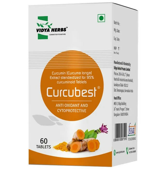 Vidya Herbs Curcubest Tablet - Mytrendzcart