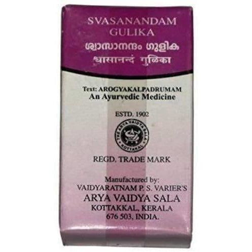 Kottakkal Arya Vaidyasala - Svasanandam Gulika - Mytrendzcart