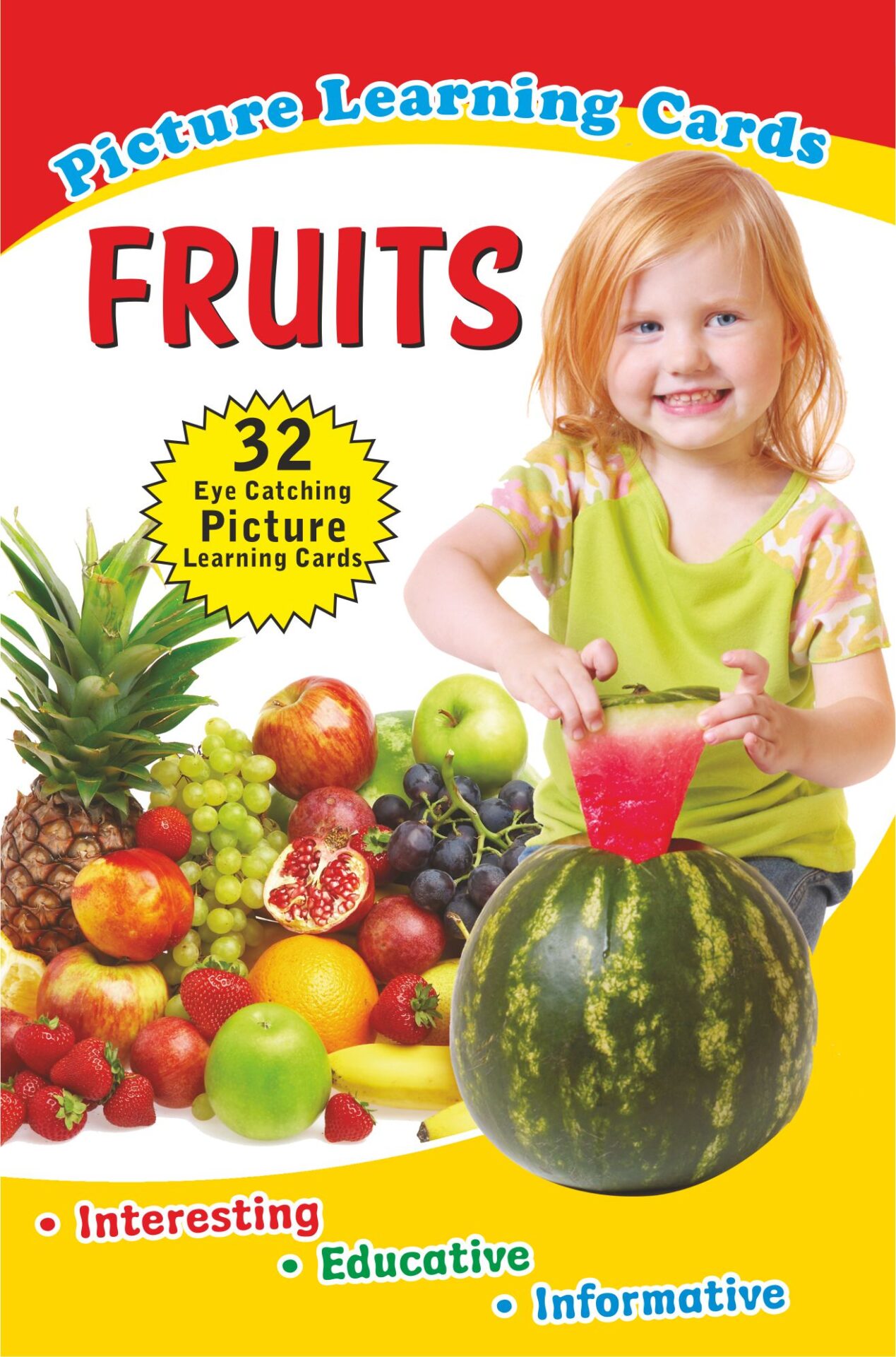 Jolly Kids Flash Card - Fruits - Mytrendzcart