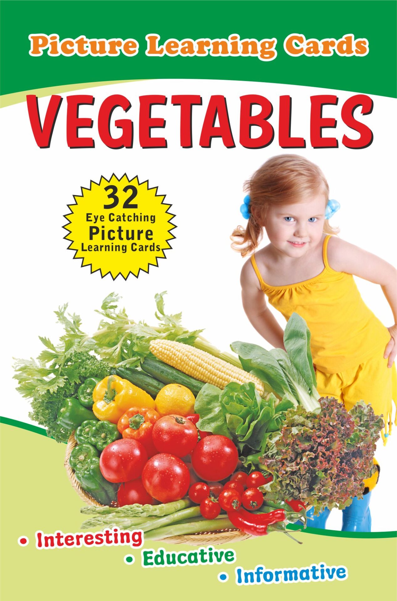 Jolly Kids Flash Card - Vegetables - Mytrendzcart