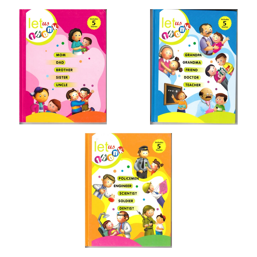 Jolly Kids Let Us Thank Hardbound Books Set of 3| Teaching A Young Child Why We Thank People in Everyday Ages 3-8 Years - Mytrendzcart