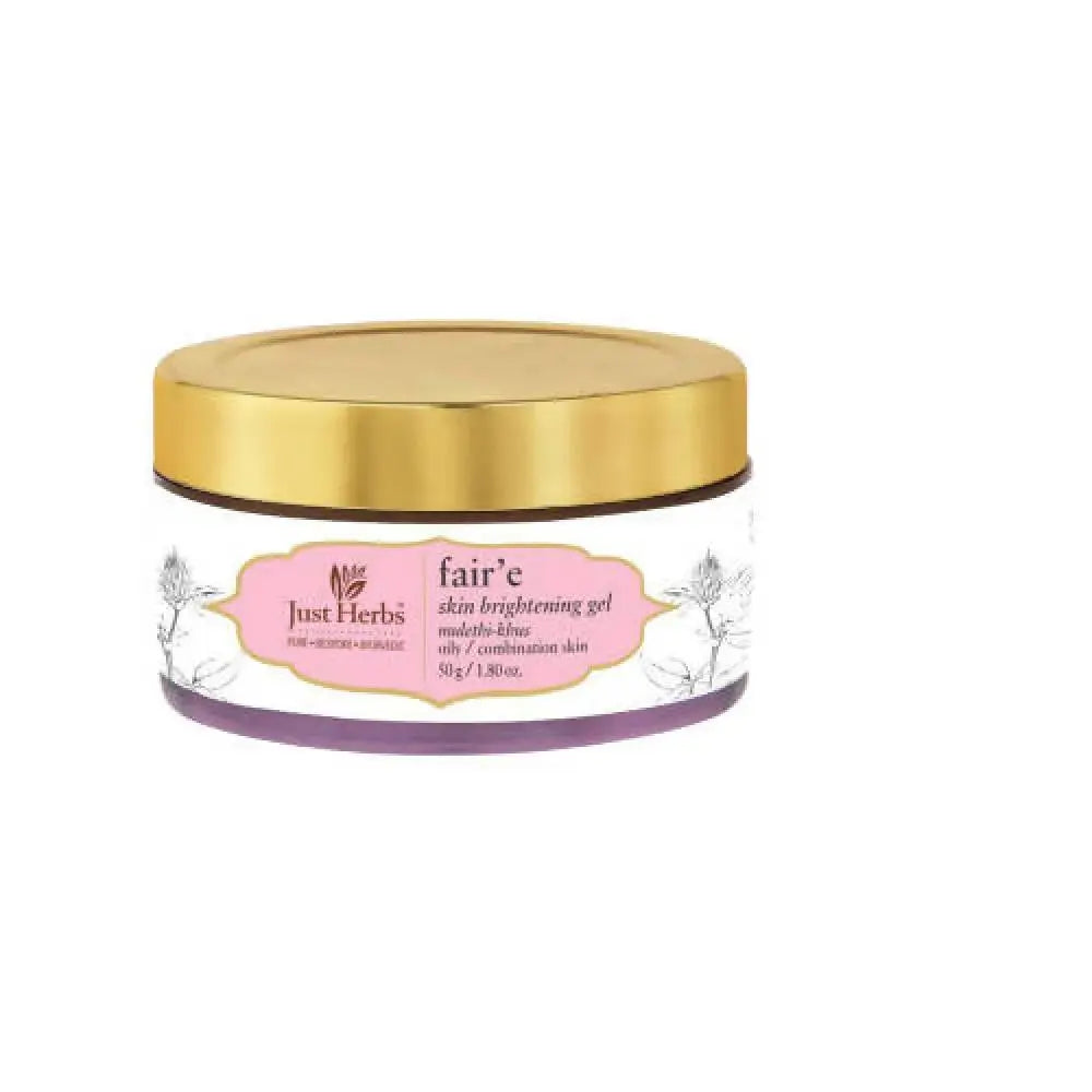 Just Herbs Fair'e Mulethi-Khus Skin Brightening Gel - Mytrendzcart