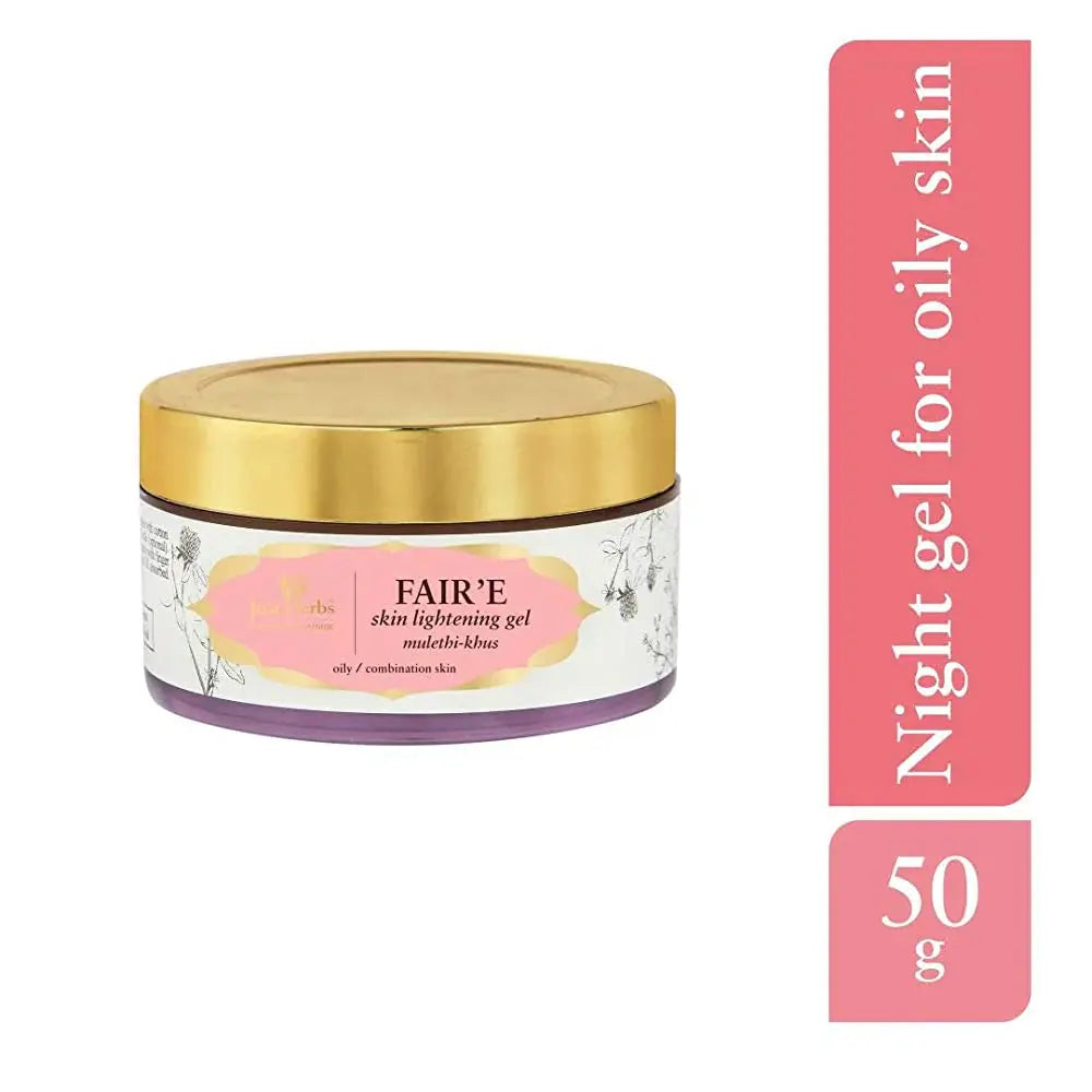 Just Herbs Fair'e Mulethi-Khus Skin Brightening Gel - Mytrendzcart