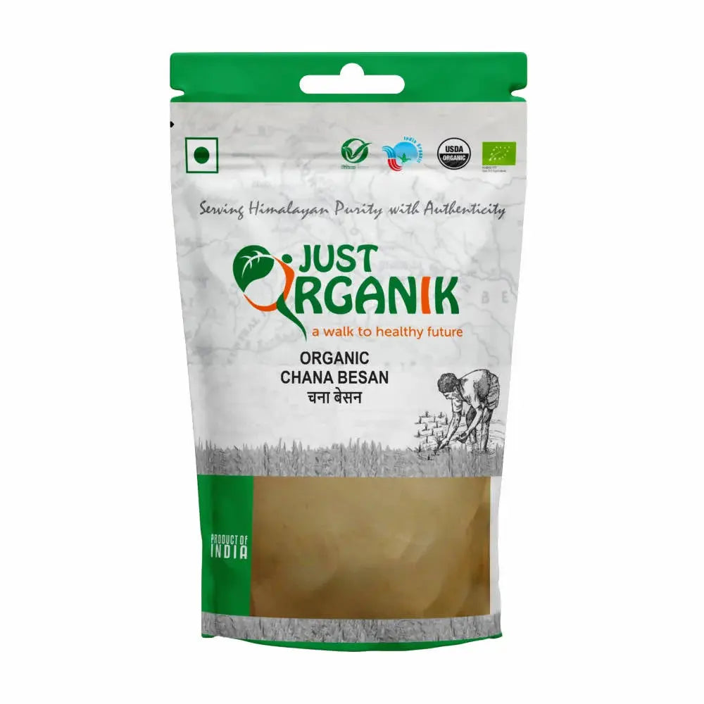 Just Organik Chana Besan -500 gm - Mytrendzcart