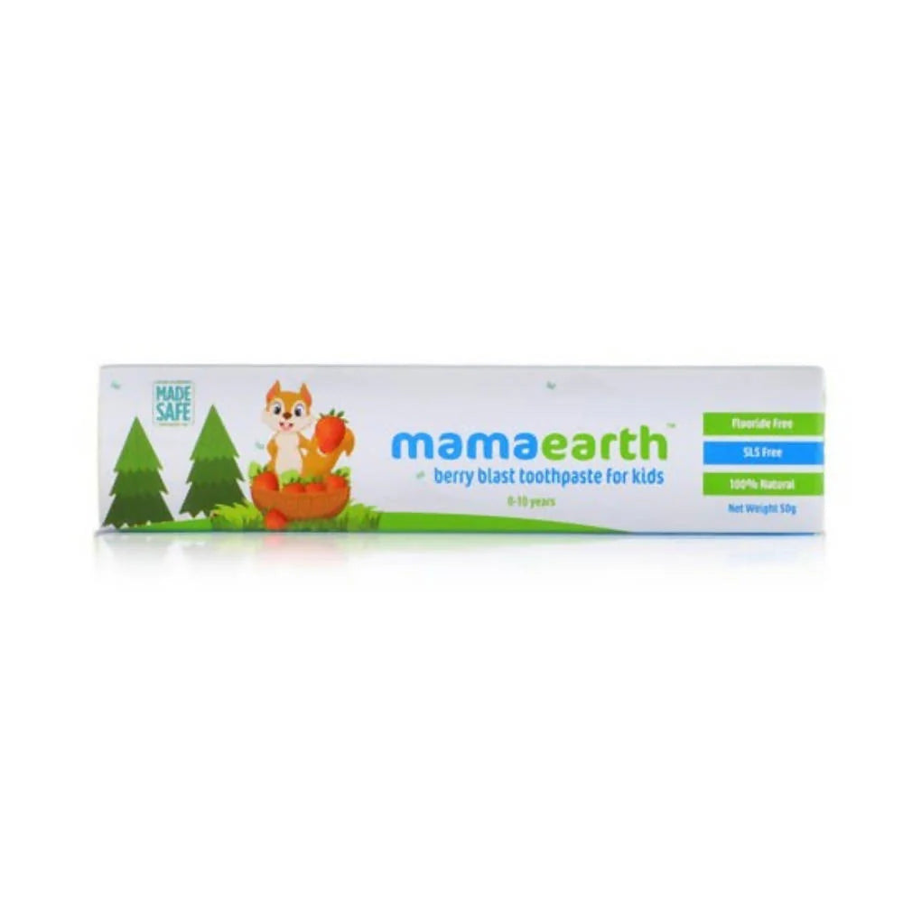 Mamaearth Berry Blast Kids Toothpaste for Kids -Pack of 1 - 50 gm Mytrendzcart