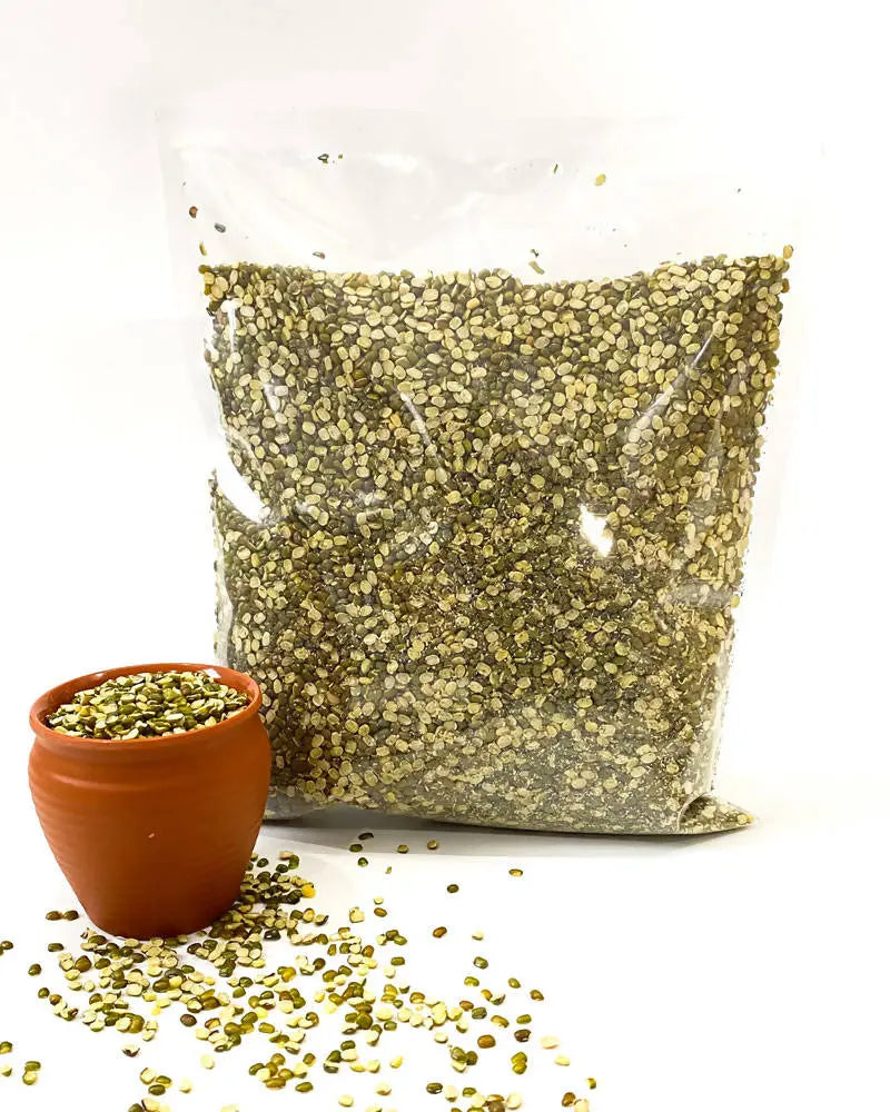 Kalagura Gampa Desi Pottu Pesara Pappu (Moong Dal) -1000 gm - Mytrendzcart