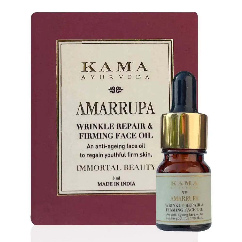 Kama Ayurveda Amarrupa Wrinkle Repair & Firming Face Oil -3 ml - Mytrendzcart