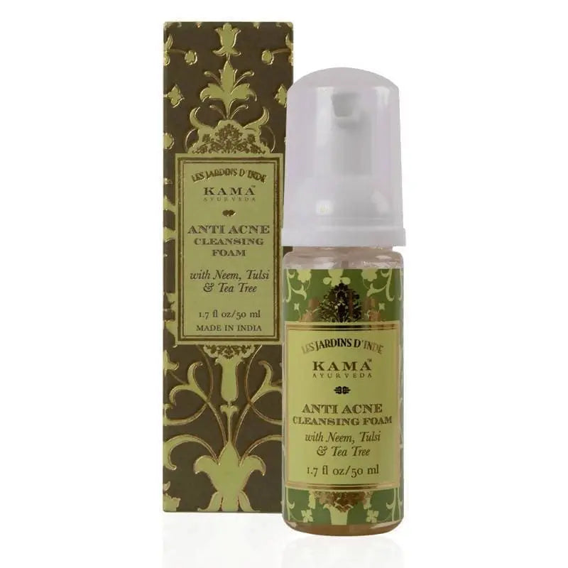 Kama Ayurveda Anti Acne Cleansing Foam -50 ml - Mytrendzcart