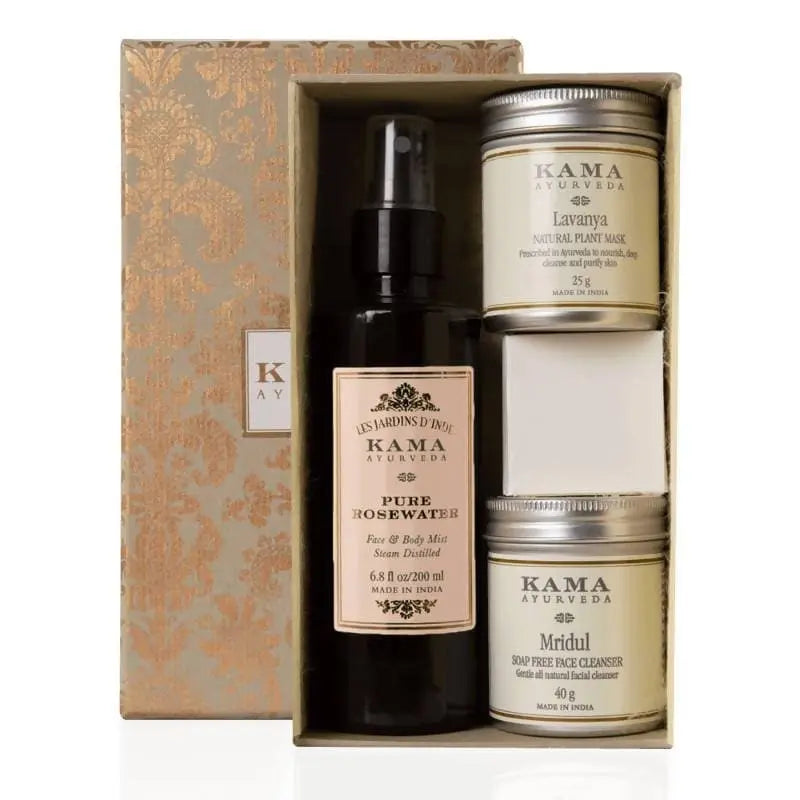 Kama Ayurveda Ayurvedic Facial Gift Box -520 gm - Mytrendzcart