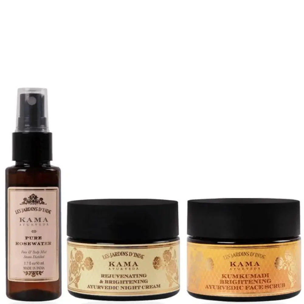 Kama Ayurveda Brightening Skincare Regime - Mytrendzcart