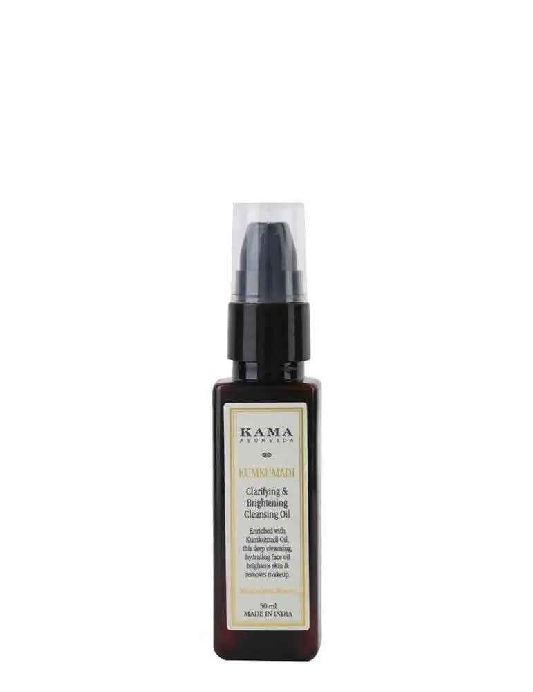 Kama Ayurveda Kumkumadi Clarifying & Brightening Cleansing Oil -50 ml - Mytrendzcart