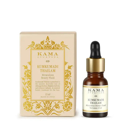 Kama Ayurveda Kumkumadi Thailam Miraculous Beauty Fluid -12 ML - Mytrendzcart