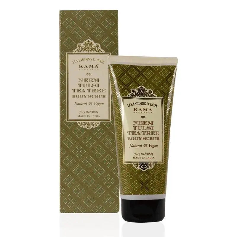 Kama Ayurveda Neem Tulsi Tea Tree Body Scrub 200gm -200 gm - Mytrendzcart