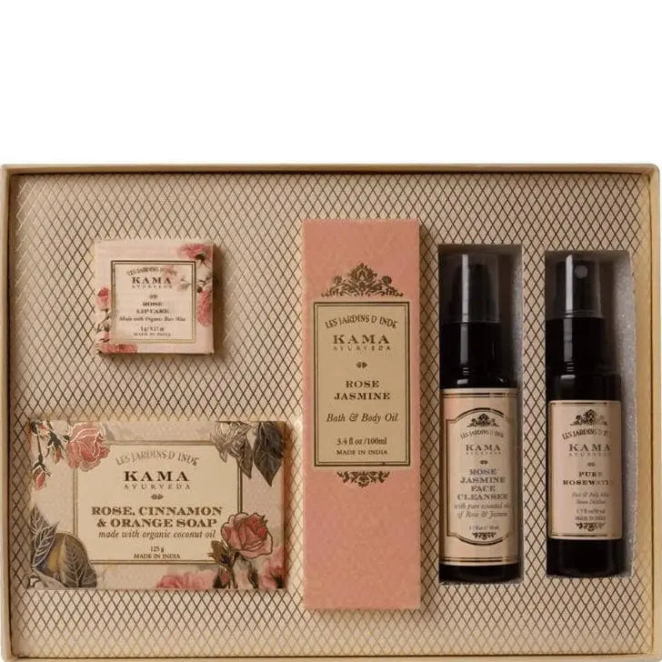 Kama Ayurveda Rose Essential Gift Box -620 g - Mytrendzcart