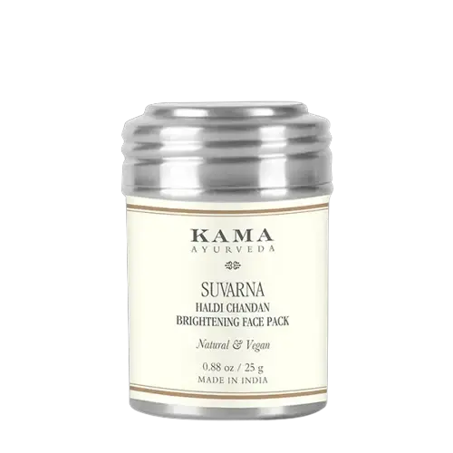 Kama Ayurveda Suvarna Haldi Chandan Brightening Face Pack -25 gm - Mytrendzcart