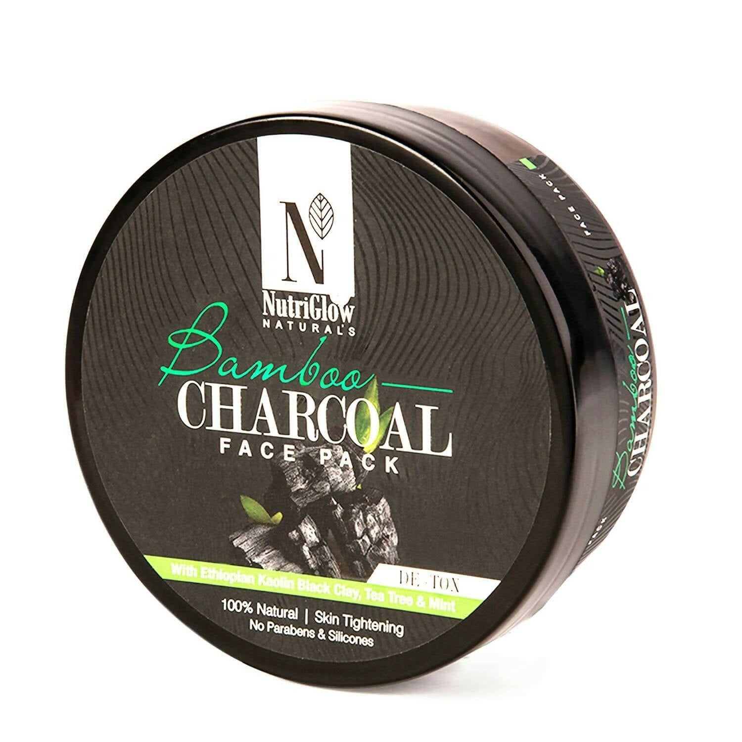 NutriGlow NATURAL'S Bamboo Charcoal Face Pack - Mytrendzcart