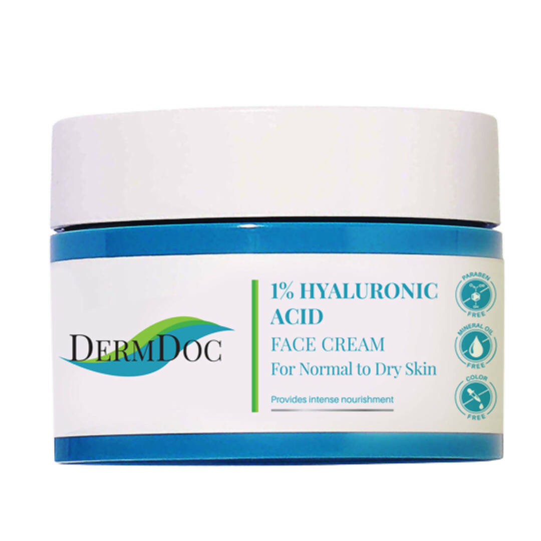 Dermdoc 1% Pure Hyaluronic Acid Face Cream - Mytrendzcart