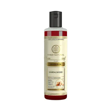 Khadi Natural Sandalwood Massage Oil -210 ml - Mytrendzcart