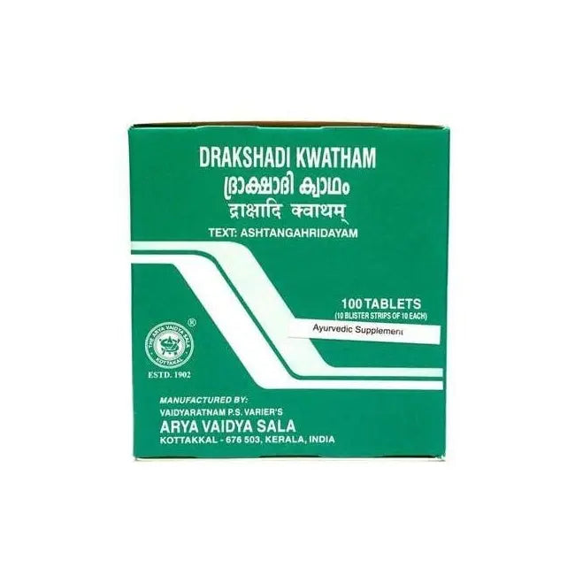 Kottakkal Arya Vaidyasala - Drakshadi Kwatham (Tablet) - Mytrendzcart