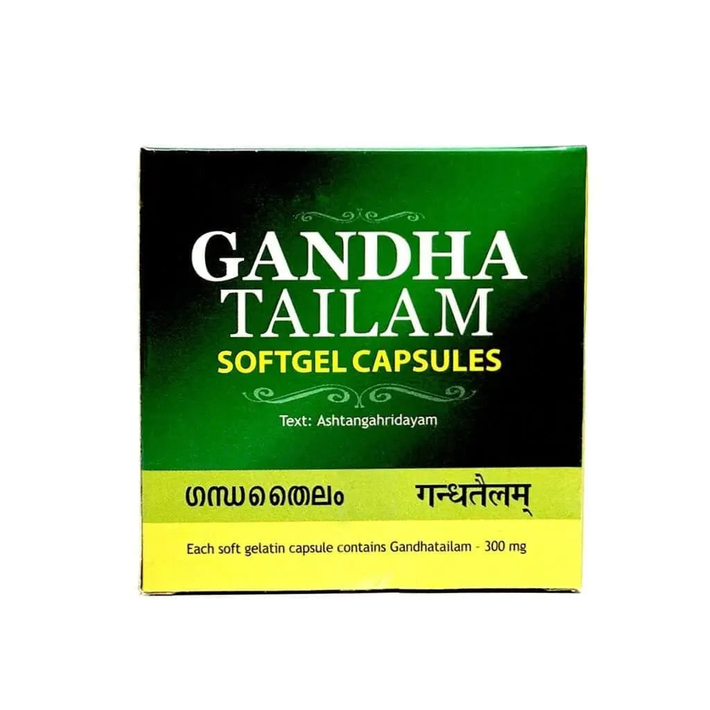 Kottakkal Arya Vaidyasala - Gandha Tailam Soft Gel Capsule - Mytrendzcart