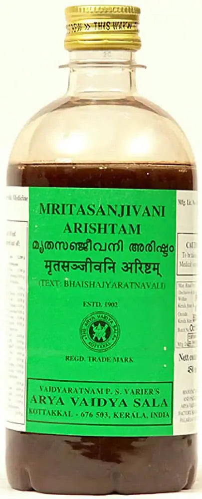 Kottakkal Arya Vaidyasala Mritasanjivani Arishtam - Mytrendzcart