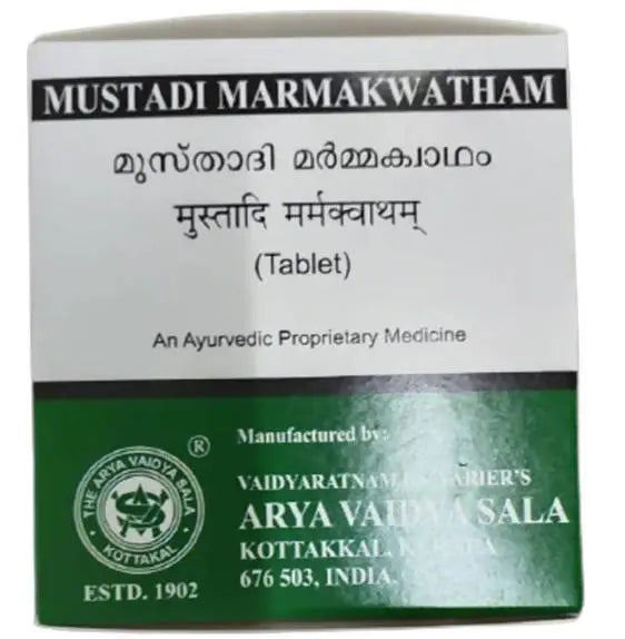 Kottakkal Arya Vaidyasala Mustadi Marmakwatham Tablets - Mytrendzcart