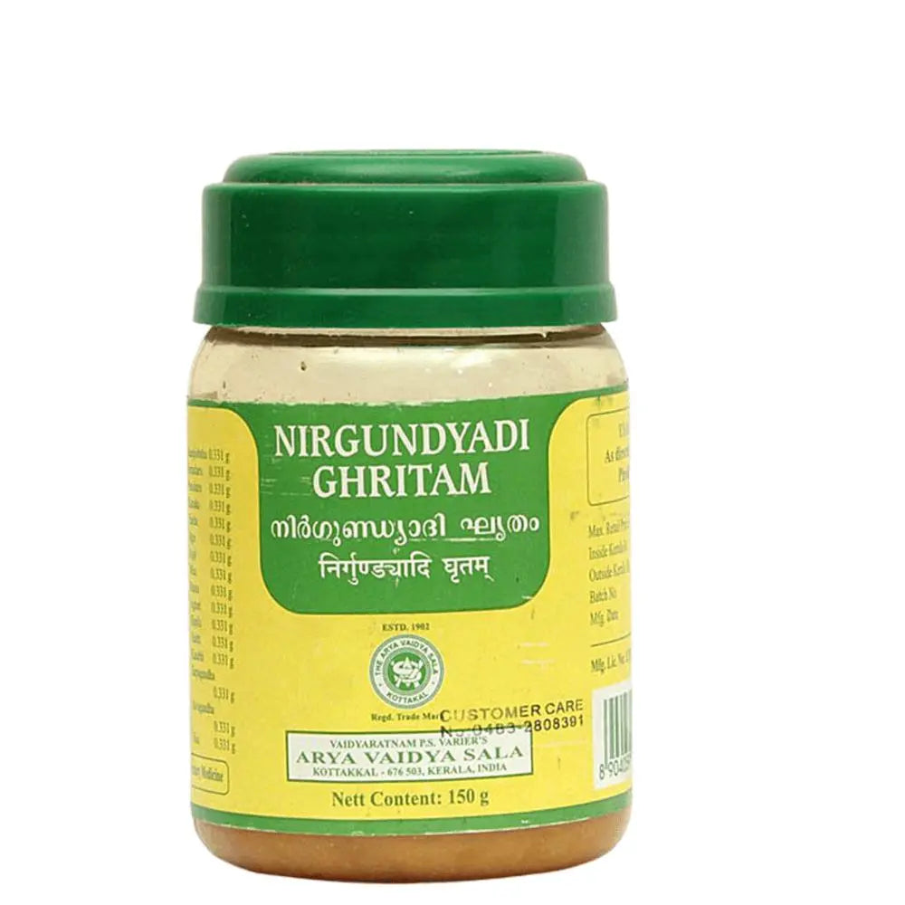 Kottakkal Arya Vaidyasala - Nirgundyadi Ghritam - Mytrendzcart