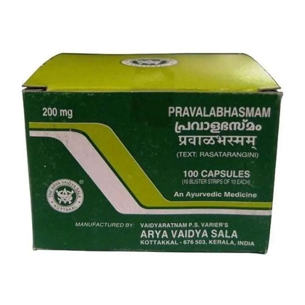 Kottakkal Arya Vaidyasala - Pravala Bhasmam Capsule - Mytrendzcart