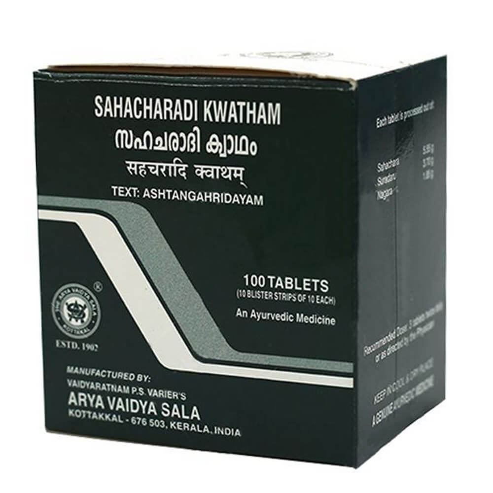 Kottakkal Arya Vaidyasala - Sahacharadi Kwatham Tablet - Mytrendzcart