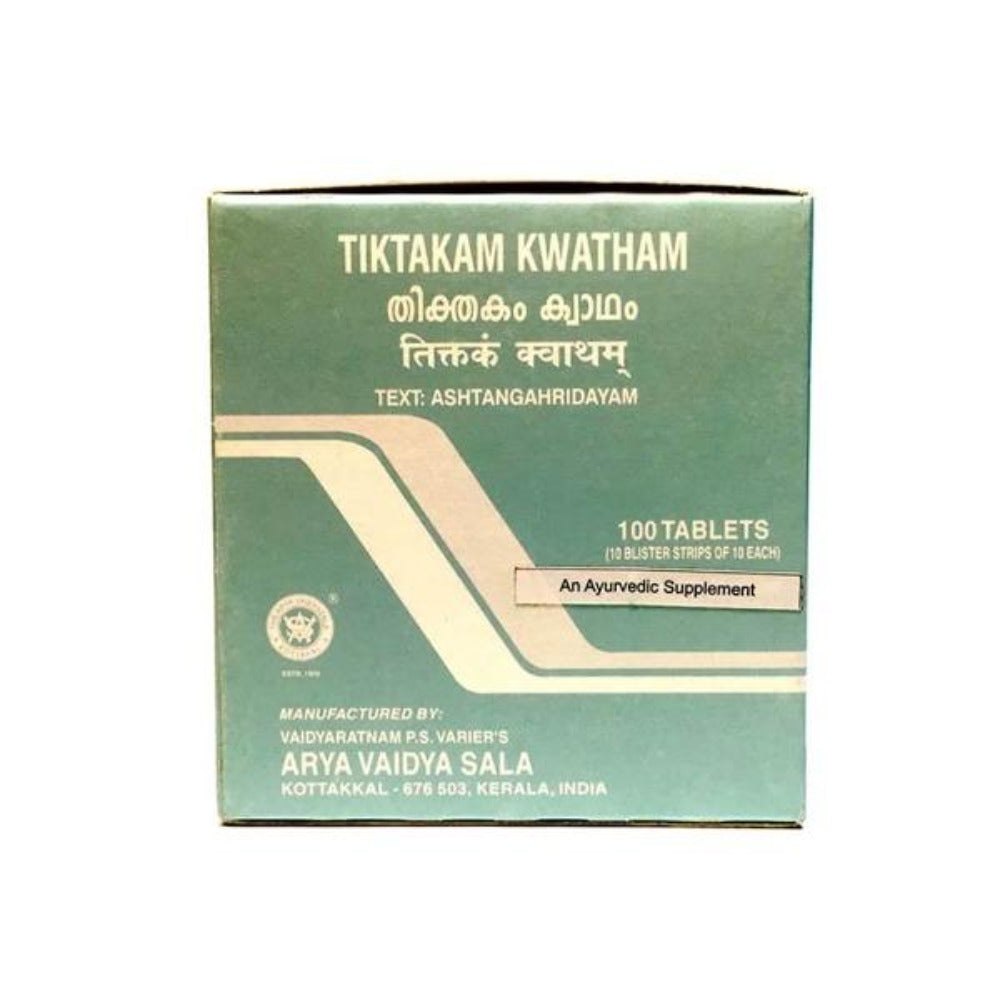 Kottakkal Arya Vaidyasala - Tiktakam Kwatham Tablet - Mytrendzcart