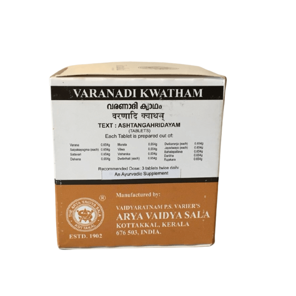 Kottakkal Arya Vaidya Varanadi Kwatham Tablets - Mytrendzcart